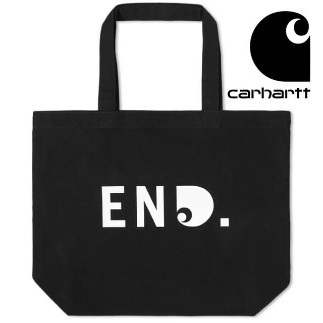 carhartt(カーハート)のEND. X Carhartt WIP Tote 黒　トートバッグ メンズのバッグ(トートバッグ)の商品写真