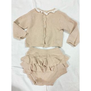 キャラメルベビー&チャイルド(Caramel baby&child )の女の子 ニット セットアップ(ニット/セーター)