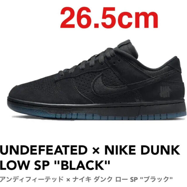 【値下げ】UNDEFEATED × NIKE DUNK LOW SP  メンズの靴/シューズ(スニーカー)の商品写真