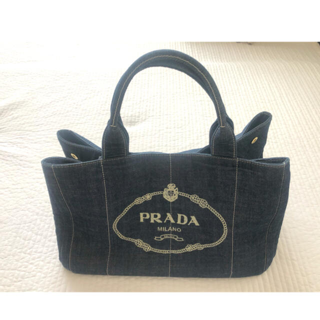 ママバッグPRADA カナパ  デニムトート