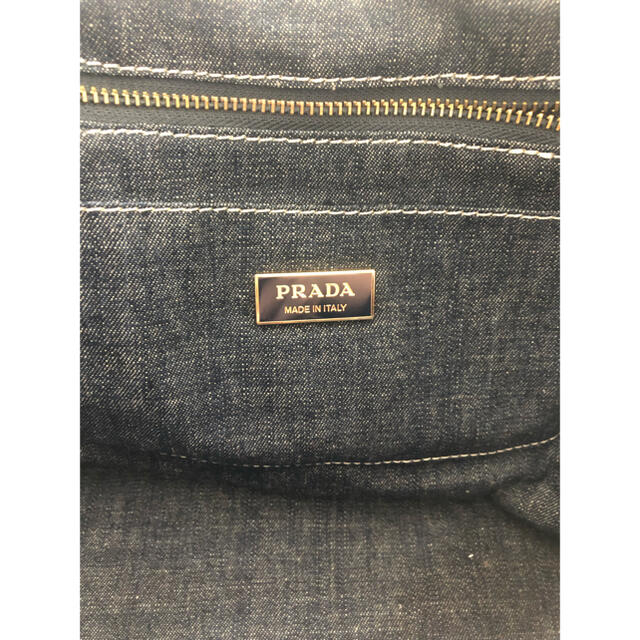 PRADA カナパ  デニムトート