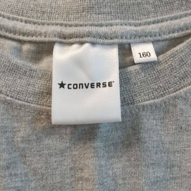 CONVERSE(コンバース)のCONVERSE コンバース　 長袖Tシャツ 長袖 ロンT　160サイズ　グレー キッズ/ベビー/マタニティのキッズ服男の子用(90cm~)(Tシャツ/カットソー)の商品写真