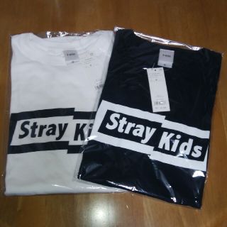 ウィゴー(WEGO)のMサイズ黒白2枚セット WEGO Stray Kids コラボ ビッグTシャツ(Tシャツ(半袖/袖なし))