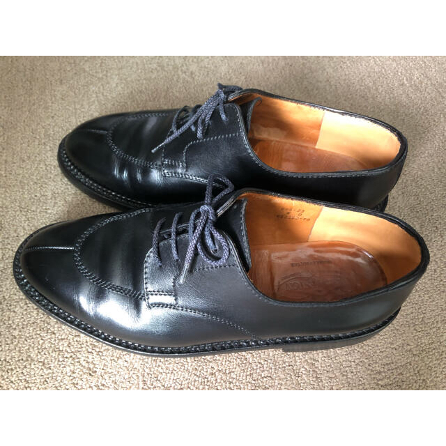 J.M. WESTON(ジェーエムウエストン)のJ.M.WESTON 696 ロジェ スプリット トゥダービー　黒 メンズの靴/シューズ(ドレス/ビジネス)の商品写真