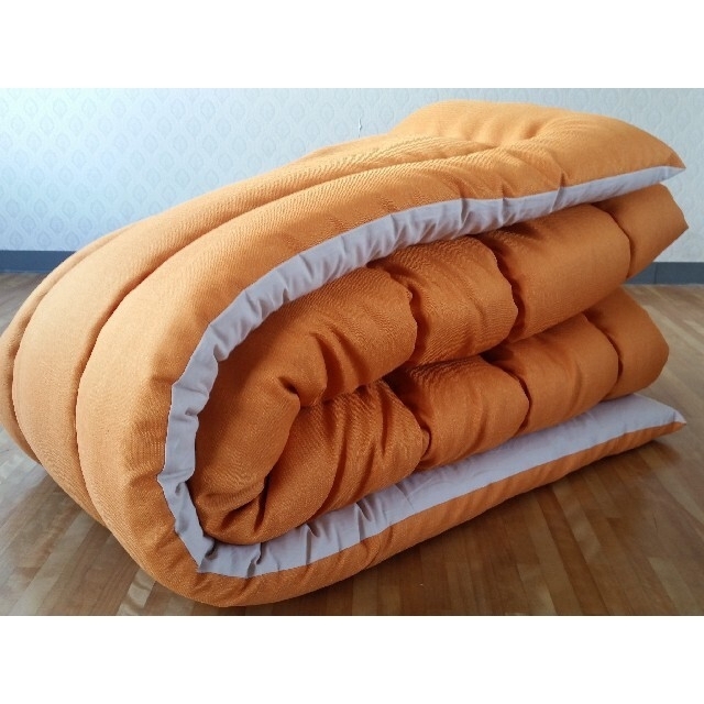 超撥水加工 厚手 生地 こたつ布団 長方形 オレンジ  清潔 安心 日本製