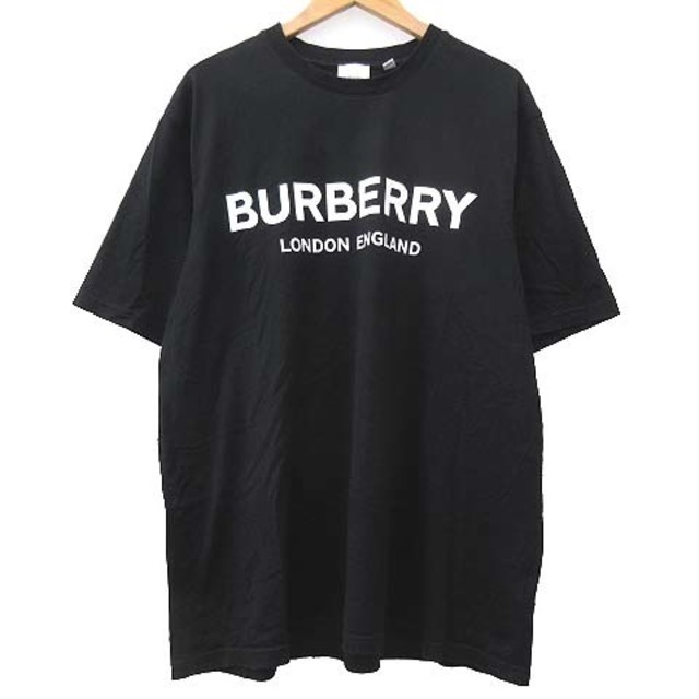 バーバリー 20SS Tシャツ ロゴプリント 半袖 国内正規 L ブラック