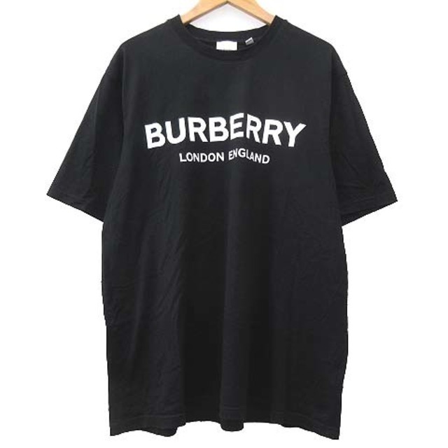 BURBERRY(バーバリー)のバーバリー 20SS Tシャツ ロゴプリント 半袖 国内正規 L ブラック メンズのトップス(Tシャツ/カットソー(半袖/袖なし))の商品写真