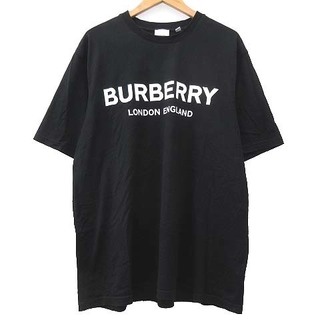バーバリー(BURBERRY)のバーバリー 20SS Tシャツ ロゴプリント 半袖 国内正規 L ブラック(Tシャツ/カットソー(半袖/袖なし))