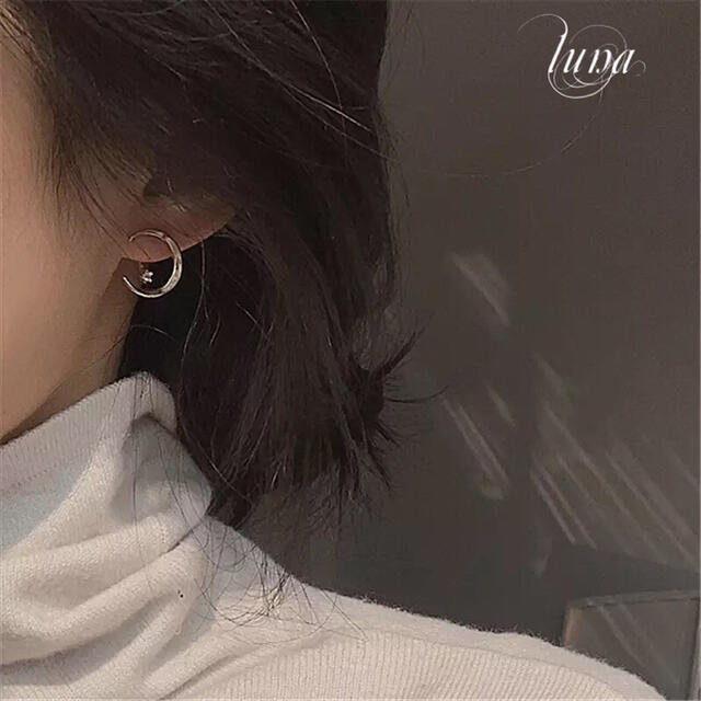 AHKAH(アーカー)のétoile☆lune gold pierce★s925 18kgp レディースのアクセサリー(ピアス)の商品写真