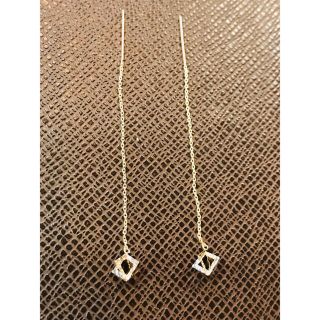 ジュエリーツツミ(JEWELRY TSUTSUMI)のピアス　10k アメリカンピアス　イエローゴールド(ピアス)