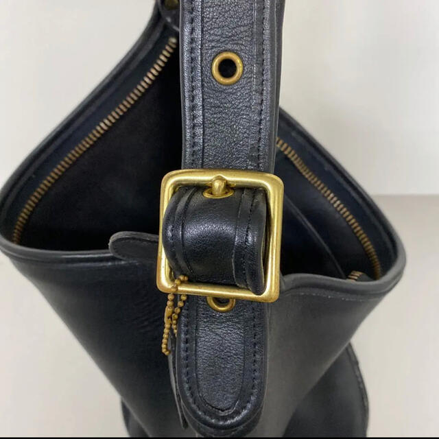 COACH   極美品 オールドコーチ バケツ ショルダーバッグ ブラック OLD