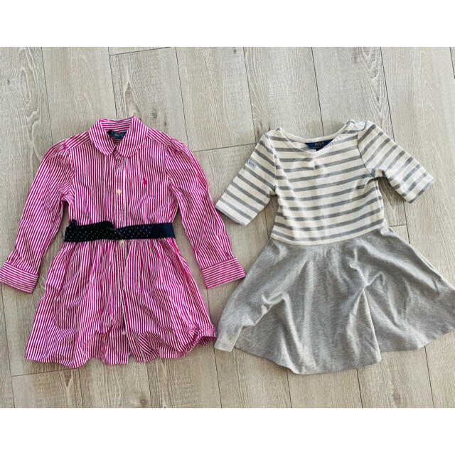 POLO RALPH LAUREN(ポロラルフローレン)のラルフローレン　ワンピース2点セット キッズ/ベビー/マタニティのキッズ服女の子用(90cm~)(ワンピース)の商品写真