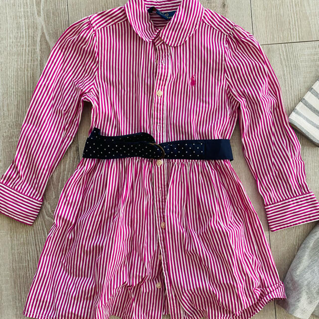 POLO RALPH LAUREN(ポロラルフローレン)のラルフローレン　ワンピース2点セット キッズ/ベビー/マタニティのキッズ服女の子用(90cm~)(ワンピース)の商品写真