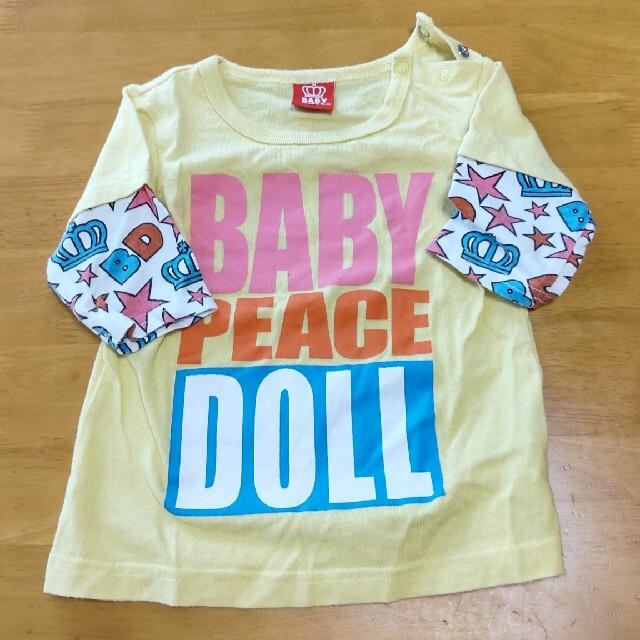 BABYDOLL(ベビードール)のベビードール7分丈トップス キッズ/ベビー/マタニティのキッズ服女の子用(90cm~)(Tシャツ/カットソー)の商品写真