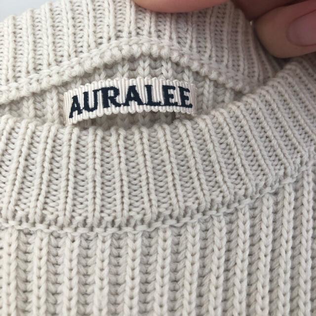 COMOLI(コモリ)の【AURALEE】SUPERFINE WOOL RIB KNIT BIG P/O メンズのトップス(ニット/セーター)の商品写真