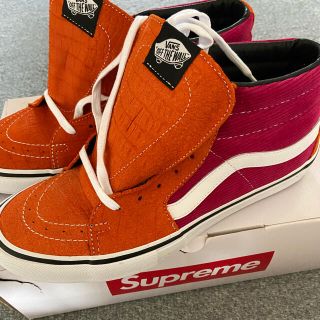 シュプリーム(Supreme)のsupreme  vans Sk8-Mid バンズ　スケハイ(スニーカー)