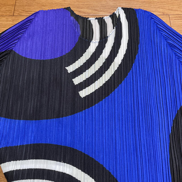 PLEATS PLEASE ISSEY MIYAKE(プリーツプリーズイッセイミヤケ)のプリーツプリーズ　2020年レコード柄　トップス レディースのトップス(カットソー(半袖/袖なし))の商品写真