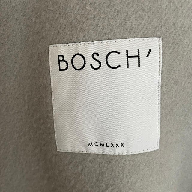 BOSCH(ボッシュ)の⭐︎美品⭐︎【BOSCH】バイカラーウールリバーコート グレー系 38 レディースのジャケット/アウター(ロングコート)の商品写真