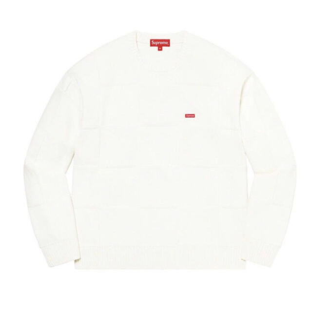即納最新作 Supreme - Supream Small Box Sweater　L whiteの通販 by なおと3386's shop｜シュプリームならラクマ 大得価正規品