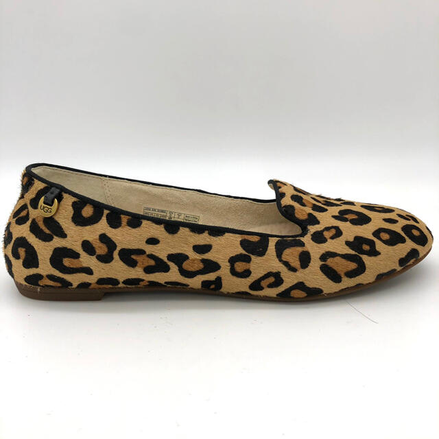 新製品情報も満載 UGG - 【極美品】UGG アグ レオパード柄 フラットシューズ 25cm 靴