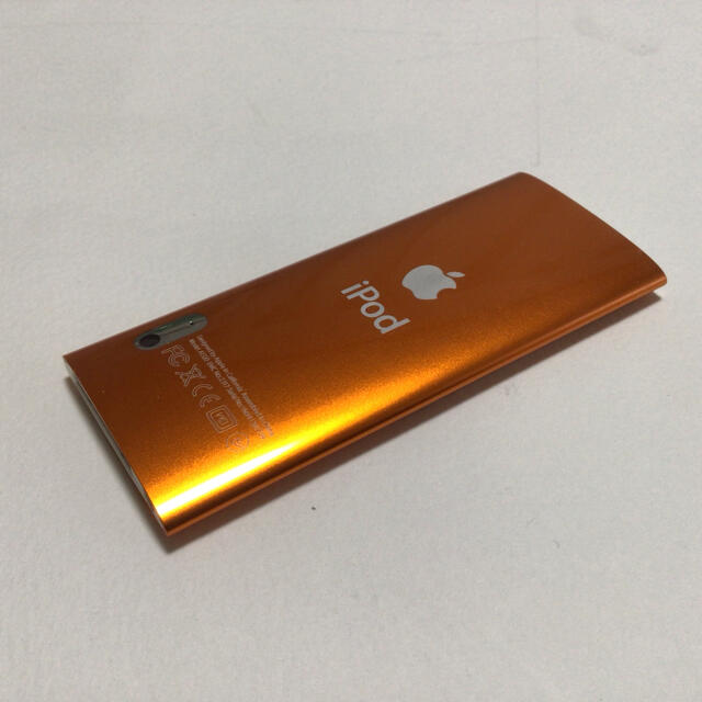 Apple(アップル)のiPod nano 5世代　16GB オレンジ-6 作動品 スマホ/家電/カメラのオーディオ機器(ポータブルプレーヤー)の商品写真