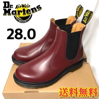 ドクターマーチン(Dr.Martens)の【新品】ドクターマーチン チェルシーブーツ サイドゴア チェリーレッド 28.0(ブーツ)