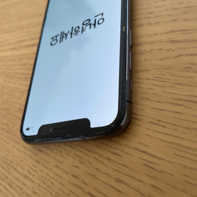 Apple(アップル)のiPhoneX 64GB ブラック Face ID不良 スマホ/家電/カメラのスマートフォン/携帯電話(スマートフォン本体)の商品写真