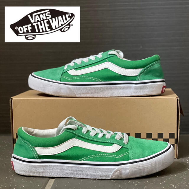 VANS - バンズ【VANS】オールドスクール OLD SKOOL 緑 グリーン VANS - バンズ【VANS】オールドスクール OLD SKOOL 緑 グリーン