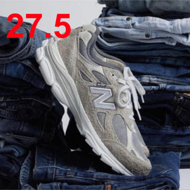 New Balance(ニューバランス)のLEVI'S × NEW BALANCE M990LV3 "GREY" 27.5 メンズの靴/シューズ(スニーカー)の商品写真