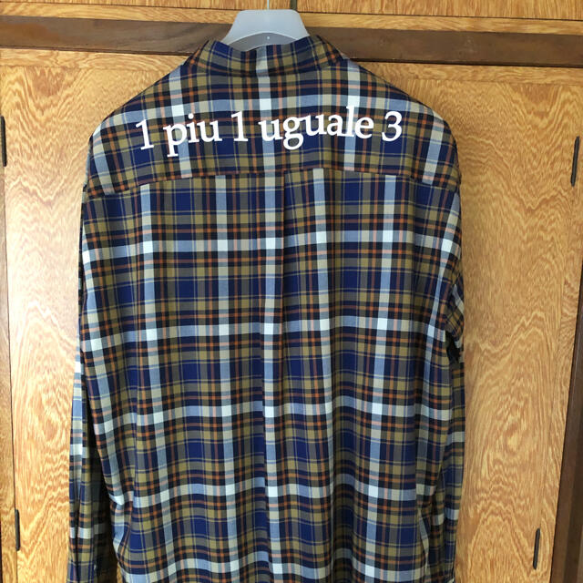 1PIU1UGUALE3  BIG CHECK SHIRT