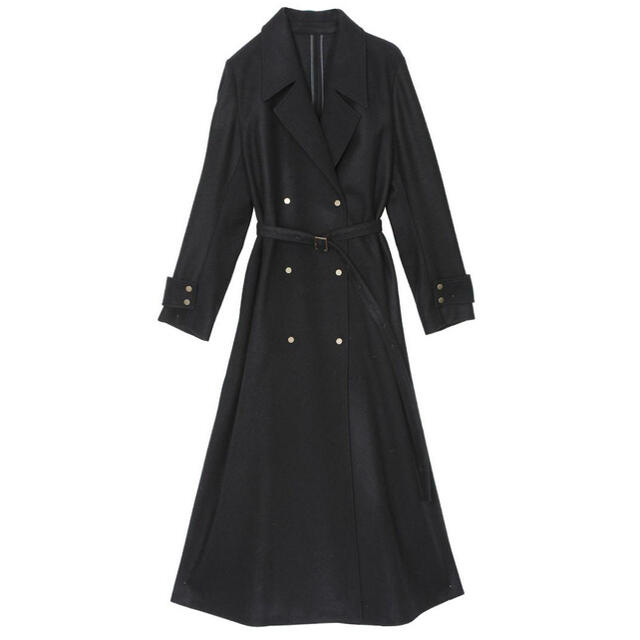 Ameri VINTAGE(アメリヴィンテージ)のBELT FLARE LONG COAT レディースのジャケット/アウター(ロングコート)の商品写真