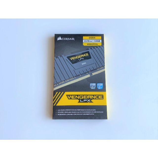 CORSAIR DDR4 16GB×2 CMK32GX4M2A2666C16