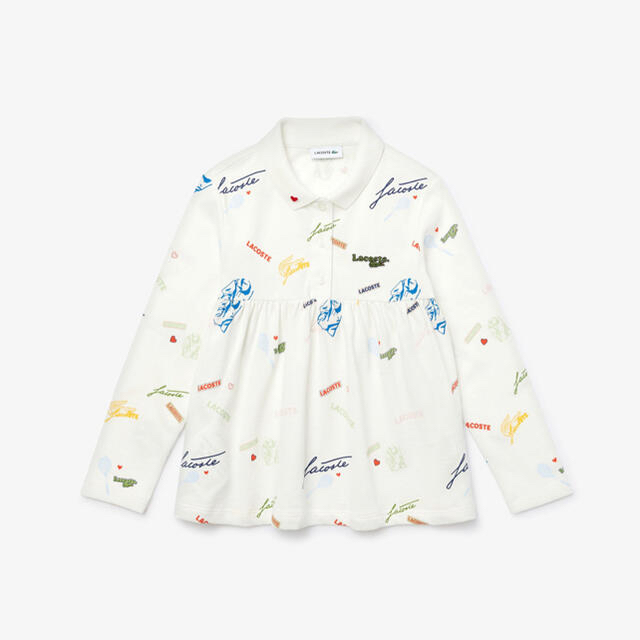 LACOSTE(ラコステ)のラコステ GIRLSポロシャツカラードレス キッズ/ベビー/マタニティのキッズ服女の子用(90cm~)(ワンピース)の商品写真