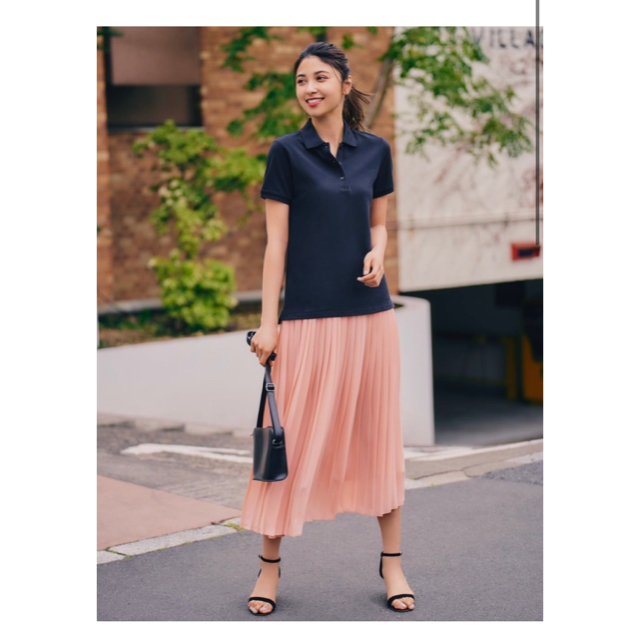UNIQLO - UNIQLOシフォンプリーツロングスカート の通販 by momota's shop|ユニクロならラクマ