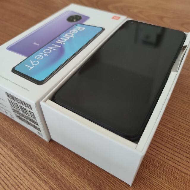 Xiaomi Redmi Note 9T Nightfall black 送料込 3