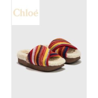 クロエ(Chloe)のCHLOÉ ウェイビー フラット ミュール(サンダル)