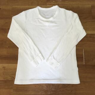 ユニクロ(UNIQLO)の専用です　ユニクロ　ワッフルTシャツ　長袖　ホワイト　ルームウェア(Tシャツ/カットソー(七分/長袖))