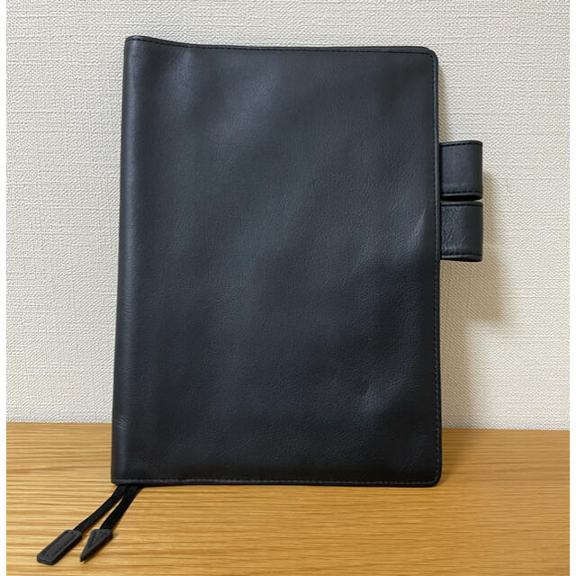 ほぼ日手帳カバー TSブラック カズン インテリア/住まい/日用品の文房具(カレンダー/スケジュール)の商品写真