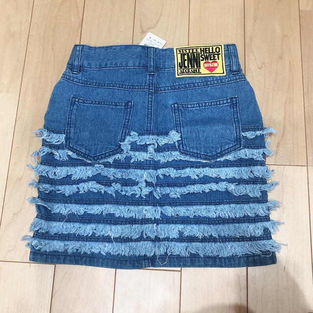 JENNI(ジェニィ)のデニムスカート キッズ/ベビー/マタニティのキッズ服女の子用(90cm~)(スカート)の商品写真