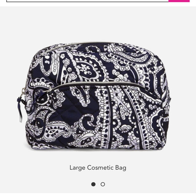 Vera Bradley(ヴェラブラッドリー)の新品　ヴェラブラッドリー　パフォーマンス　ツイル　ラージ　コスメ　バック レディースのファッション小物(ポーチ)の商品写真