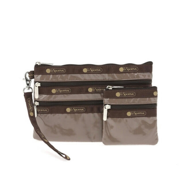 LeSportsac - レスポートサック ひとりっぷ 3Zipポーチ の通販 by ... ひとりっぷ✖️LeSportsac コラボ3zipポーチset ブラックパテント