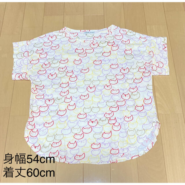 TSUMORI CHISATO(ツモリチサト)のツモリチサト/猫柄ゆるT レディースのトップス(Tシャツ(半袖/袖なし))の商品写真