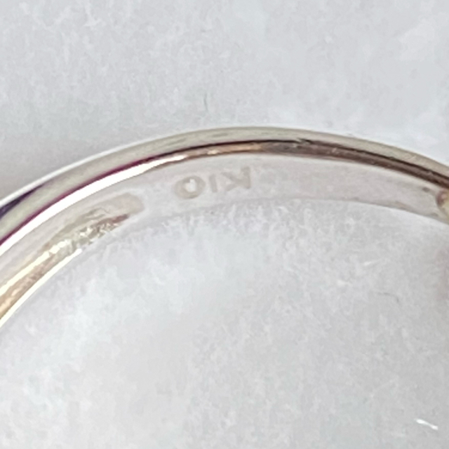 JEWELRY TSUTSUMI(ジュエリーツツミ)のツツミ K10ホワイトゴールドピンクサファイアリング レディースのアクセサリー(リング(指輪))の商品写真
