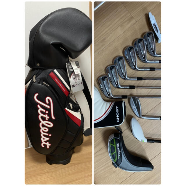 【Titleist】ゴルフバッグ・ゴルフクラブ(レフティ)セット