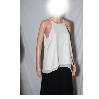 ザラ(ZARA)の 洗練。ザラZARA BASIC キャミソールカットソー L(キャミソール)