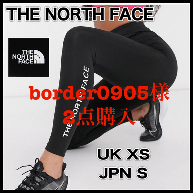 値下げ‼︎新品◇THE NORTH FACEノースフェイス◇TNFロゴレギンスS 激安