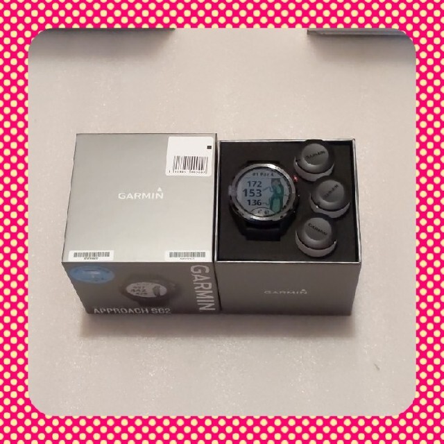 GARMIN ガーミン Approach S62 ブラック CT10×3 セット-