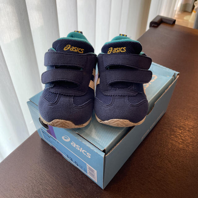 asics(アシックス)のasics IDAHO BABY3(15.0/ネイビーブルー) キッズ/ベビー/マタニティのキッズ靴/シューズ(15cm~)(スニーカー)の商品写真