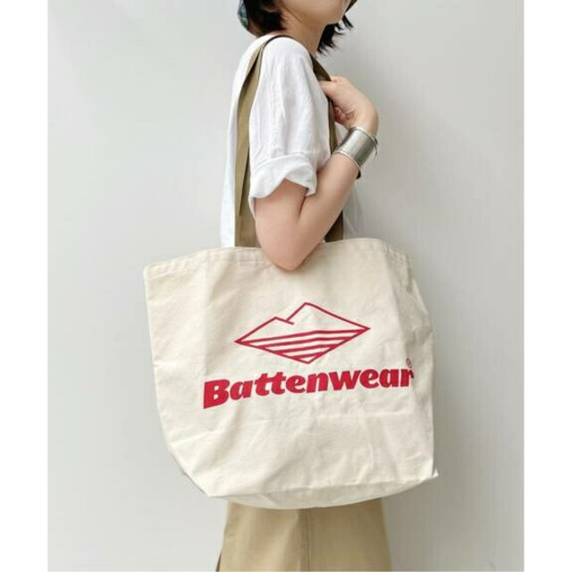 L'Appartement DEUXIEME CLASSE(アパルトモンドゥーズィエムクラス)のL'Appartement【Battenwear/】LOGO トートバッグ レディースのバッグ(トートバッグ)の商品写真