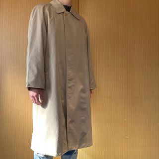 90s コットン100 バーバリー Burberry ステンカラーコート 英国製の